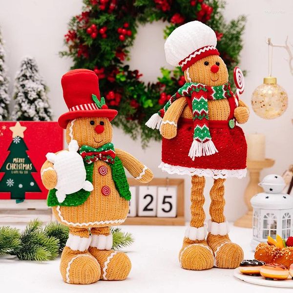 

Telescc Christmas Gingerbread Man Ornament Home Xmas Decor | 2023