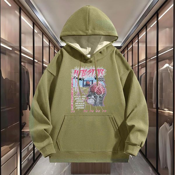 

Designer Hoodie Mens Womens Y2K Hight Street Print Pullover High Quality Loose Sweatshirts Large Size Outerwear Hooded Winter Sweater, Blue