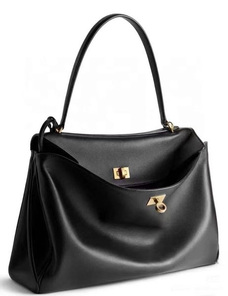 

Designer maxi tote soft shoulder bag calfskin drive bags genuine leather handbag women men large mini crossbody purse clutch mirror quality, Black crocodile