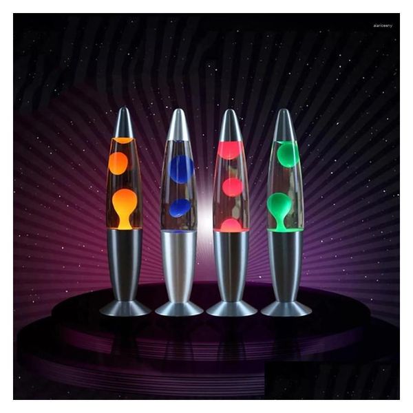 

Lights Night Jellyfish Led Lamp Aluminum Alloy Bedroom Decorative Volcano Lava Light Baby Kids Bedside Feeding Nursery Drop Delivery Dhzdu