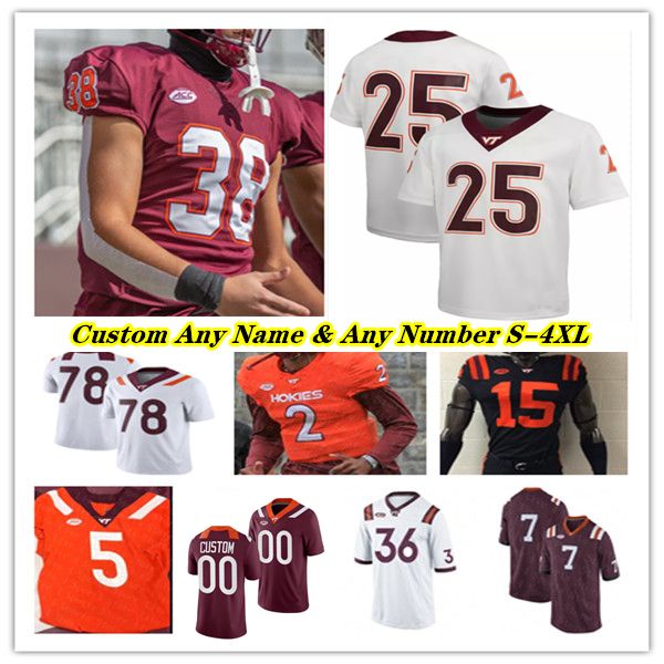 

Kyron Drones College Football Jerseys Bhayshul Tuten Malachi Thomas Jaylin Lane Stephen Gosnell Da'Quan Felton Mose Phillips III Powell-Ryland Michael Vick Woodson, Men dark red style