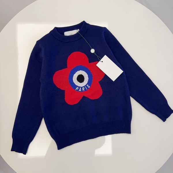 Kids Sweater Cardigan Winter Warm Boy Girls Knitted Sweatshirts Baby Hoodies Fashion Letter Hooded Sweaters Size 1-12 year