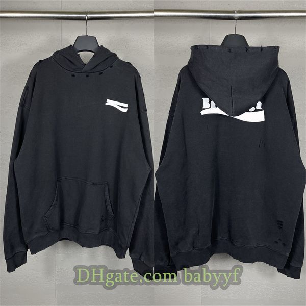 

Men hoodie designer hoodie High quality Sweatshirt Premium Hoodie Streetwear Old retro style letters Men Plus size hoodie Fashion pullover 8051 sweater, 8051-black