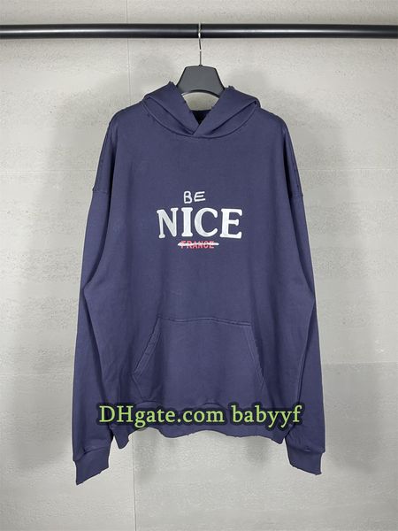 

Men hoodie designer hoodie High quality Sweatshirt Premium Hoodie Streetwear Old retro style letters Men Plus size hoodie Fashion pullover 8033 sweater, 8033-navy