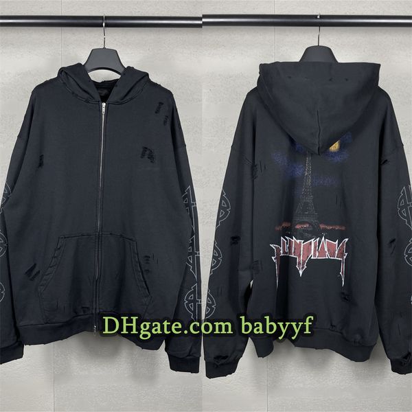 

Men hoodie designer hoodie High quality Sweatshirt Premium Hoodie Streetwear Old retro style letters Men Plus size hoodie Fashion pullover 8032 sweater, 8032-black