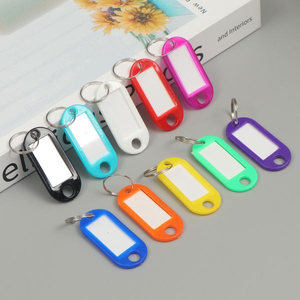 

Plastic PP Keychain Luggage Tags Hotel Numbers Classification Multicolor Key Tags Wholesale