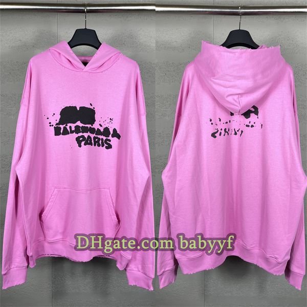 

Men hoodie designer hoodie High quality Sweatshirt Premium Hoodie Streetwear Old retro style letters Men Plus size hoodie Fashion pullover 8018 sweater, 8018-white