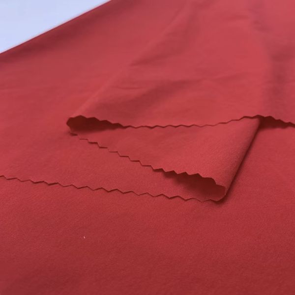 

Stock 100D high-density four-sided elastic plain shirt dress fashion fabric