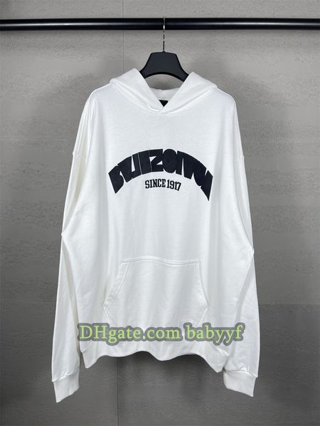 

Men hoodie designer hoodie High quality Sweatshirt Premium Hoodie Streetwear Old retro style letters Men Plus size hoodie Fashion pullover 8023 sweater, 8023-white