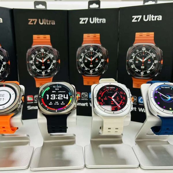 Z7 Ultra W7 Smartwatch Waterproof Bluetooth Talk dual strap set