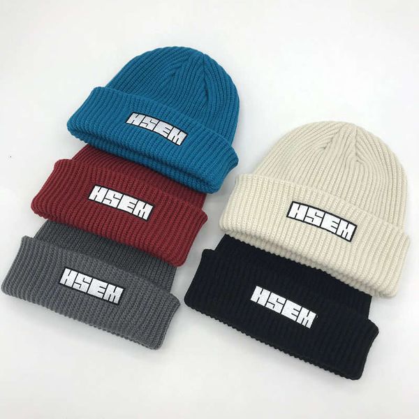 

Own Wholesale beanie Knitted Mohair one Classic bonnet Warm Hats Jacquard Beanies Hat Your Embroidery Custom