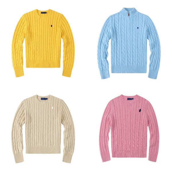 

sweater hoodies mens swerter designer hoodie jumper pullover horse pony Long Sleeve Casual Zipper Neck Polo Mens Jumpers Woman Knitted Sweater asian size, #2