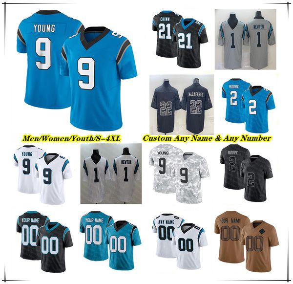 

American Football Jerseys Andy Dalton Bryce Young Chuba Hubbard Diontae Johnson Xavier Legette Jonathan Mingo Xavier Woods Jaycee Horn Luke Kuechly Miles Sanders, Men black style