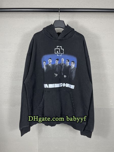 

Men hoodie designer hoodie High quality Sweatshirt Premium Hoodie Streetwear Old retro style letters Men Plus size hoodie Fashion pullover 8070 sweater, 8070-black