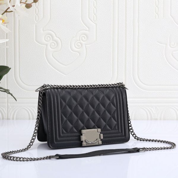 

Real Designer CC Real 1:1 Quality leather Women luxurys leather Shoulder bag Messenger Chain Bag Clutch Flap crossbody lady clutch Fortune bag Gilded Hardware 20m, Black