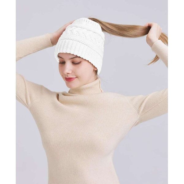 

nie soft bonnet Winter Knit Women Beanie Hat skull Win Cap cap hat Bea for Warm Men winter