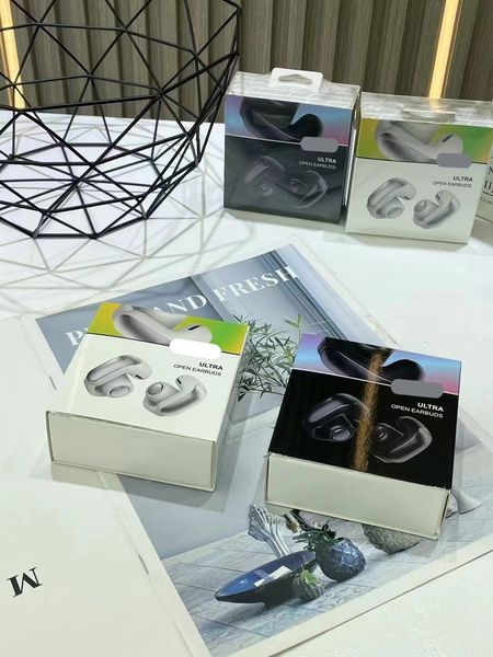 

Factory BS Ultra TWS Bluetooth Earphone Wireless Open Earbuds Sports Headphone Touch Control Gaming Headset for Phone, White