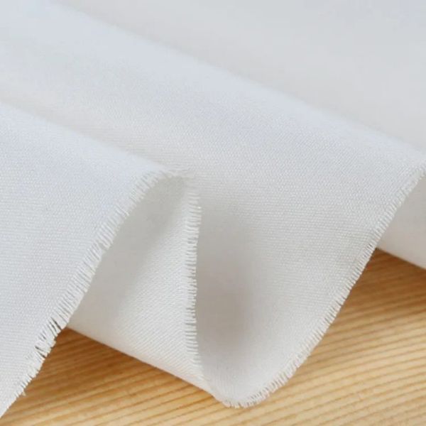

High-Quality Thickened White Grey Cotton Twill Fabric for Production Purposes