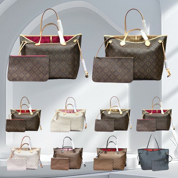 

Tote Bag Designer Bags Wallet Fashion Totes Leather Messenger Shoulder Handbag Women Bags High Capacity Composite Shopping Bags Old Flower Brown 1b1b, #9