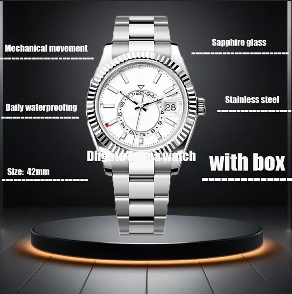 

Elegant Men's Automatic Timepiece with Scratch-Resistant Sapphire Glass - Extensive Collection of over 30 Varieties, Waterproof