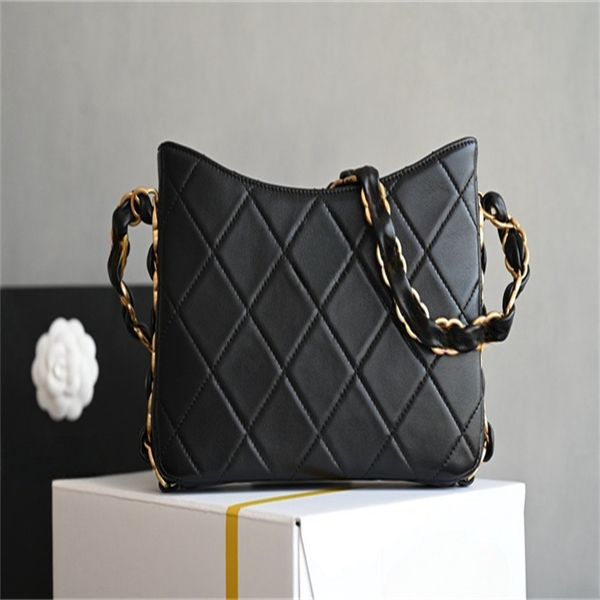 

Designer bag high-quality moen's leather outdoor crossbody bag luxury shoulder bag fashionable leisure bag sports A1, Black