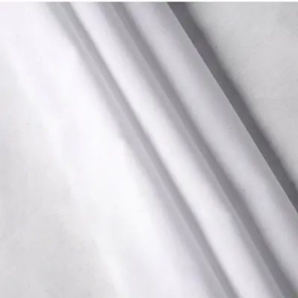 

Durable Pure White Fabric with Thickened Twill Pattern & Pockets for Garment Making