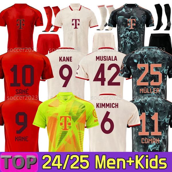 

24 25 Trikot KANE BAYERNS Soccer Jerseys MUSIALA DE LIGT 2024 2025 Child Kits SANE HERNANDEZ GNABRY ITO MULLER DAVIES KIMMICH fans Player version men Kids kits, 24 25 home aldult bundesliga