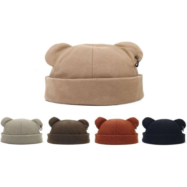 

Men Women Bear hat winter soft Thic Beanie For beanie Hats bonnet Street Ear Hop Fashion Warm Win designer
