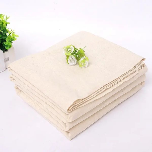 

Pure White Thickened Cotton Fabric by Manufacturer - Ideal for Embroidery & Crafts