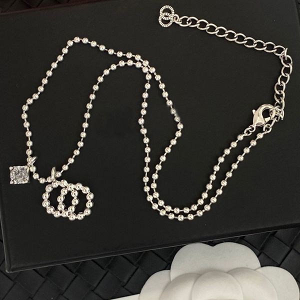 

Gold Plated Brass Copper Pendant Necklace Fashion Women Star Rhie Crystal Pearl Necklaces Choker Chain Wedding Jewelry Love Gifts