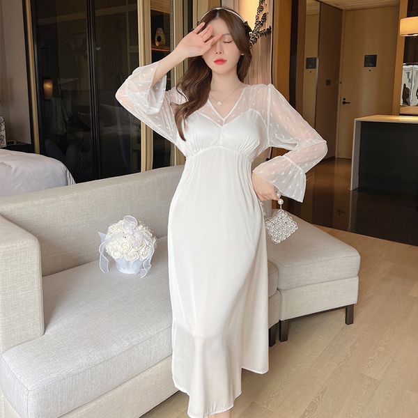 

Elegant Mesh Romantic Love Dress for Ladies - Perfect Blend of Sexy and Chic, Lavender