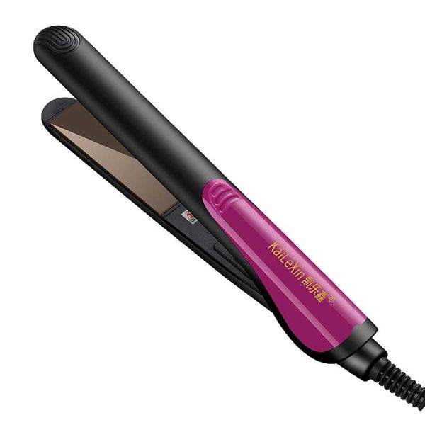 

2024 Dual-Use Bangs Straightener, Straight Curly Hair Ig Spt, Black