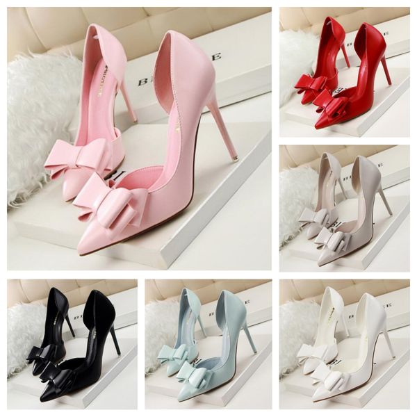 

Dress shoes designer Shoes fashion cowhide high heels Square work Coarser heel shoes 100% leather Metal buckle lady heeled boat shoe Large, Green