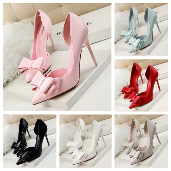 

Fashion Women Fur Slippers Sexy Peep Toe Gladiator Sandals Dress Pumps Spring Summer Strange Heel Mules High Heel Wedge Shoes, Blue