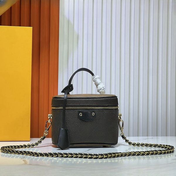

Wash Designer Retro Cosmetics Bag Crossbody Bag Toiletries Ladies Handbag Portable Case Cosmetics Lipstick Bag Makeup Case Handbag 19x11.5x6.5cm, Brown