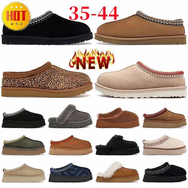 

Designer Platform Boots Women Men Tazz Tasman Suede Slippers Australia Snow Boot Winter Warm Wool Fur Sheepskin Ankel Booties, Shoes-60