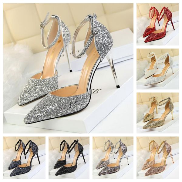 

Elegant Dress Shoes Fashion Women Classic Buckle Leather Luxury Designer shoes Middle Heel Sandals Square Toe High Quality Party Thick Heels pumps, Mahogany