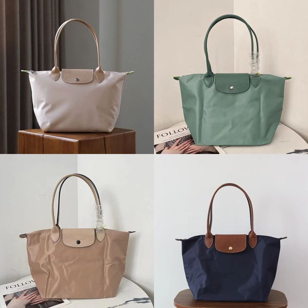 

2024 Shoulder Bags Nylon Bag Commuter Large Capacity Totes Foldable Waterproof Bag Oxford Storage Women Girls 692 776, Blue