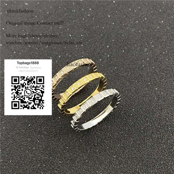 

Designer Dia Rings For Women Jewelry Unisex Rise Gold Sier Titanium Steel Fashion Jewelrys Ice Checked Ring Party Bitrthday W