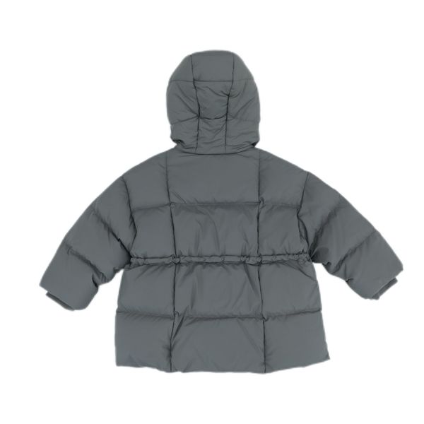 

Custom Men's Thick White Duck Coat Breathable Warm Winter Puffer Jacket Hood Zipper Closure Waterproof Casual Style, Gray