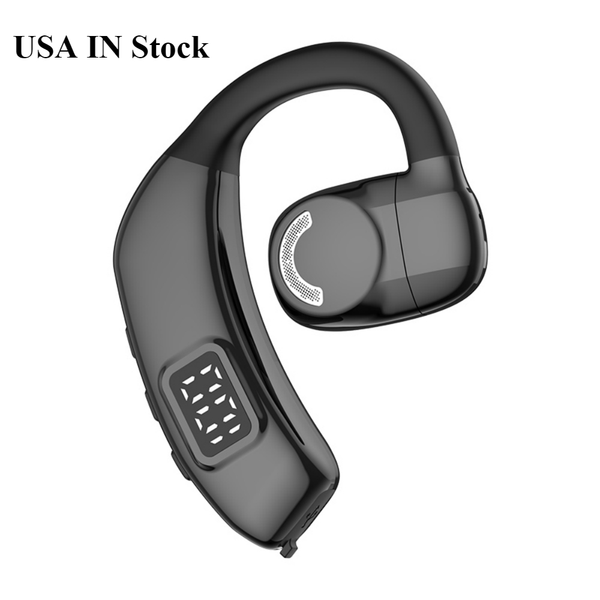 US in Stock Open Ear Wireless earbuds rotate 360 degrees Earbuds 16H Playtime Bluetooth Headphones with Earhooks for Sport