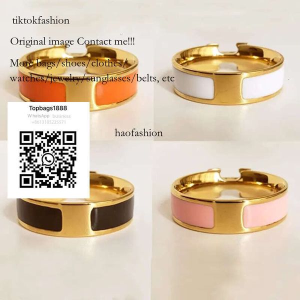 

Titanium Steel Wedding Lovers Ring For Women Rose Gold Sier Engagement Rings Men Jewelry Gifts Fashion Accessories tiktokfash