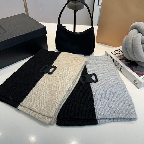

Fashiones Scarf Designer Scarves Silk Shawl Letter Reversible Design for Man Women Cashmere 2 Color Top Quality