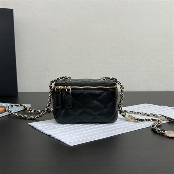 

Designer bag high-quality moen's leather outdoor crossbody bag luxury shoulder bag fashionable leisure bag sports A7, Black