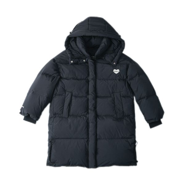 

Leading Technology 100% Polyester Anti Cold Long Winter Warm Feather Women Down Jacket For Lady, Black