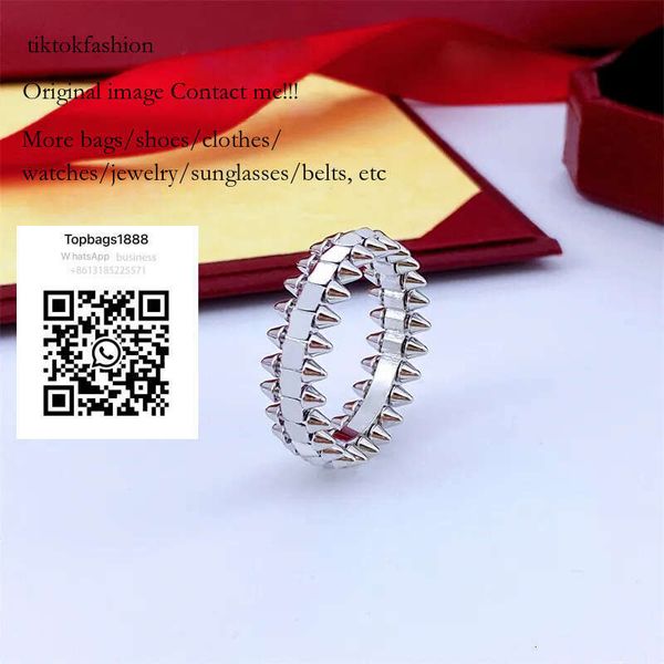

Love Ring Plated Jewelry Designer Screw Rings For Women Men Titanium Steel Gold Rose Sier Process Accessories Never Fade tikt