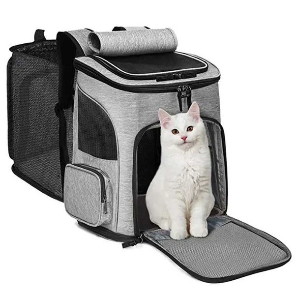 Cat Carriers,Crates & Houses Pet Supplies Out Puppy Backpack Expandable Bag Large Capacity Breathable Portable Foldable Dog