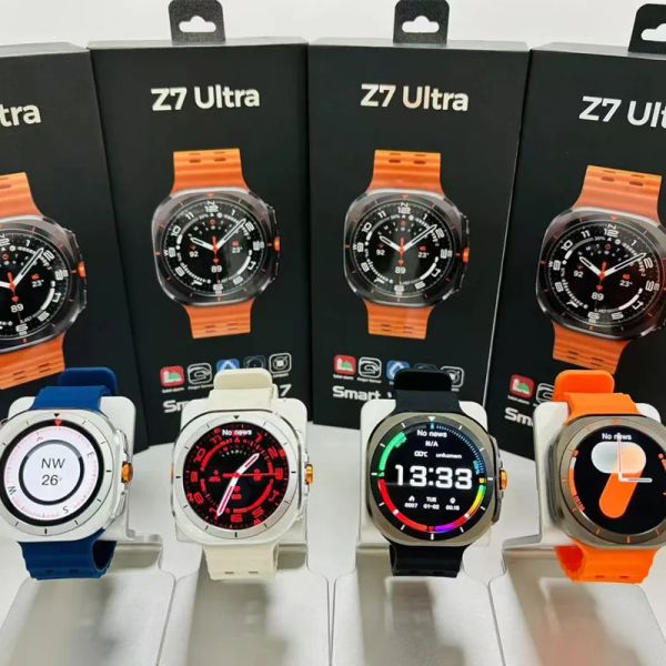 

Ultra Z7 Smart Watch 1.46 Inch Round Screen Gesture Control Bluetooth Talk Heart Rate Monitor Compass Watch Activity Sports Wristband