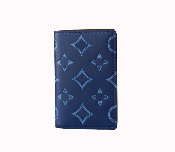 

Women's Designer Multiple Wallet Fashion assar Mini Card Holder Elegant Shadow Pocket Organiser Premium Quality Classic ral & Monogrammed Short Purse with Box, B3