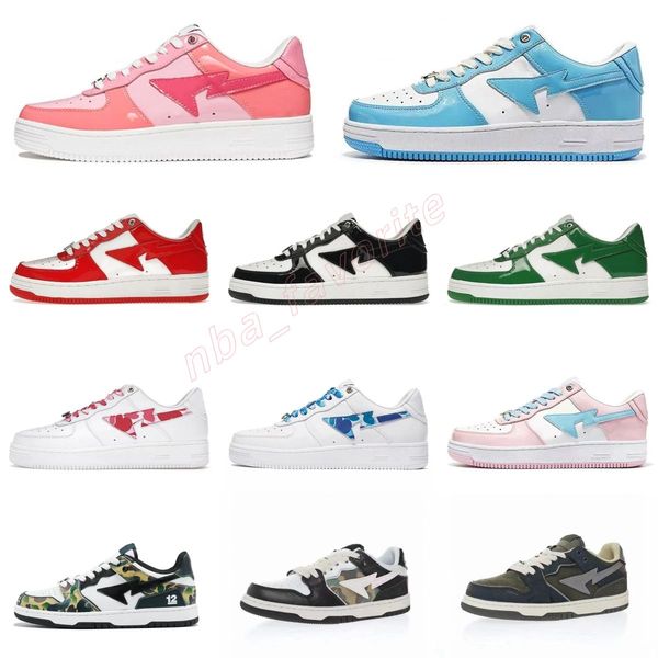 

Designer Casual Shoes Running SK8 sta Outdoor Classic Camo Black Blue White Red Green pink panda Sneakers Men Women Training Brand Athleisure Sport Trainer Womens, Dark khaki